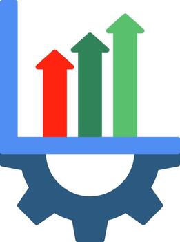 Setting Flat Icon vector