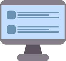 Computer Flat Icon vector