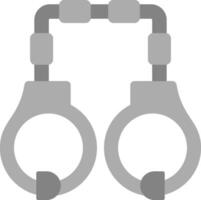 Handcuffs Flat Icon vector