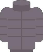 Puffer Coat Flat Icon vector
