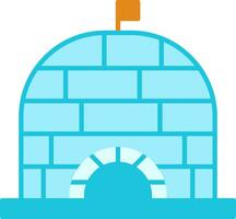 Igloo Flat Icon vector