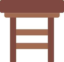 Stool Flat Icon vector