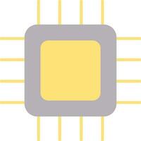 Cpu Flat Icon vector