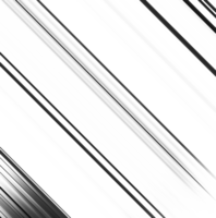 Black and white striped abstract background overlay. Motion effect. PNG graphic illustration with transparent background.