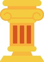 Pillar Flat Icon vector