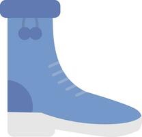 Rain Boots Flat Icon vector