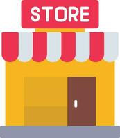 Store Flat Icon vector