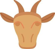 Goat Flat Icon vector