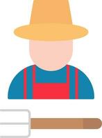 Farmer Flat Icon vector