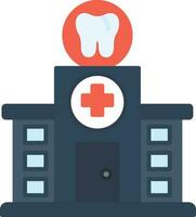 Dental Clinic Flat Icon vector