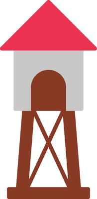 Watchtower Flat Icon