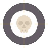 Targeted Flat Icon vector