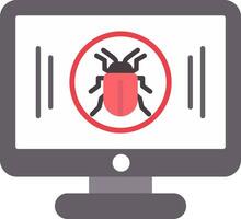 Malware Flat Icon vector