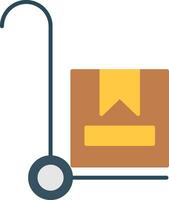 Trolley Flat Icon vector