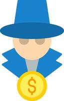 Fraud Flat Icon vector