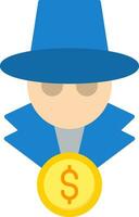 Fraud Flat Icon vector