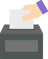 Voting Flat Icon vector