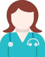 Doctor Flat Icon vector