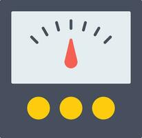 Voltage Indicator Flat Icon vector