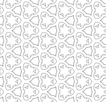 Black seamless abstract pattern. Overlay for background and backdrop. Ornamental design. PNG graphic illustration with transparent background.