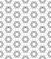Black seamless abstract pattern. Overlay for background and backdrop. Ornamental design. PNG graphic illustration with transparent background.
