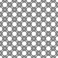 Black seamless abstract pattern. Overlay for background and backdrop. Ornamental design. PNG graphic illustration with transparent background.