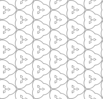 Black seamless abstract pattern. Overlay for background and backdrop. Ornamental design. PNG graphic illustration with transparent background.