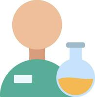 Scientist Flat Icon vector