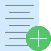 New Document Flat Icon vector