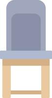 Dining Chair Flat Icon vector