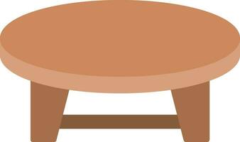 Coffee Table Flat Icon vector