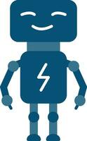 Bot Flat Icon vector