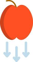 Gravity Flat Icon vector