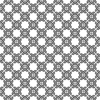 Black seamless abstract pattern. Overlay for background and backdrop. Ornamental design. PNG graphic illustration with transparent background.
