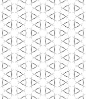 Black seamless abstract pattern. Overlay for background and backdrop. Ornamental design. PNG graphic illustration with transparent background.