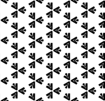 Black seamless abstract pattern. Overlay for background and backdrop. Ornamental design. PNG graphic illustration with transparent background.