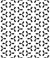 Black seamless abstract pattern. Overlay for background and backdrop. Ornamental design. PNG graphic illustration with transparent background.