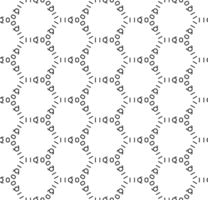 Black seamless abstract pattern. Overlay for background and backdrop. Ornamental design. PNG graphic illustration with transparent background.