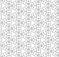Black seamless abstract pattern. Overlay for background and backdrop. Ornamental design. PNG graphic illustration with transparent background.