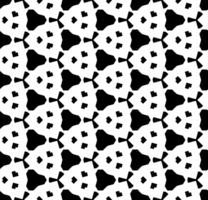Black seamless abstract pattern. Overlay for background and backdrop. Ornamental design. PNG graphic illustration with transparent background.