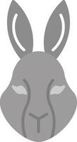 Rabbit Flat Icon vector