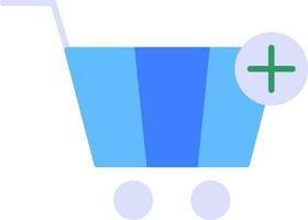 Add To Cart Flat Icon vector