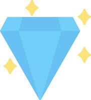 Diamond Flat Icon vector