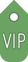 Vip pass Flat Icon vector