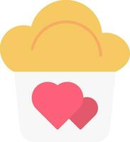 Muffin Flat Icon vector