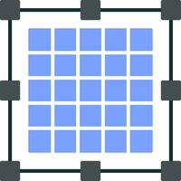 Grid Flat Icon vector