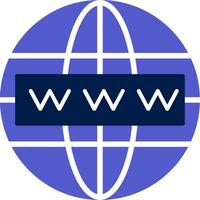 Worldwide Flat Icon vector