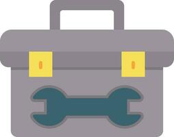 Tool Box Flat Icon vector