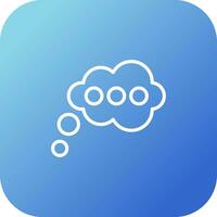 Thinking Vector Icon