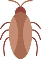 Cockroach Flat Icon vector